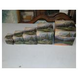 Thomas Kinkaid stacking box set of 5