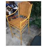 Metal barstool