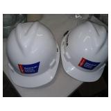 2 hard hats, good condition.