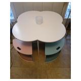 Curipeer Nesting Design Kids Table and Chair Set