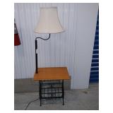 Lamp table pretty nice magazine rack