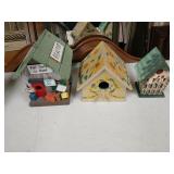 3 birdhouses