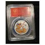 2024 1/2 oz silver PCGS MS70 australia new dragon
