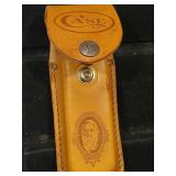 Case double x leather knife, sheath only