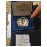 1997, Princess Diana, coin, silver, 1 oz, in case