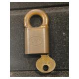 Antique military lock, United States, navy Conn