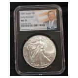 2023 US silver Eagle 1 oz 999 NGC MS70 ron