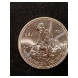 1984 Engelhard prospecter 1oz silver 999