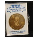 Nevada, commemorative medallion.