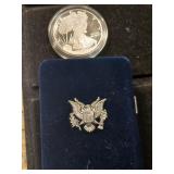 2016W proof silver Eagle 20th anniversary in case