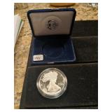 1995P silver Eagle proof in case 999