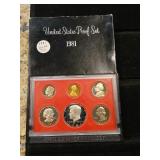 1981 mint proof set