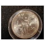1984 Mexico one answer silver 999 libitard.