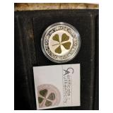 2019 Republuc Palau 1oz proof 4 leaf clover