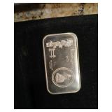 1973 thanksgiving art bar 99 silver Madison mint.