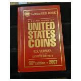 2007 red book coins hard back.