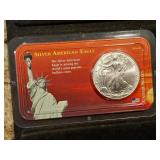 1999 silver Eagle, 1 oz 999.