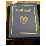 Ronald Reagan memorial stamp set book.