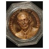 Dewite D Eisenhower bronze coin