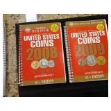 2008 2009 red books coins hard back.