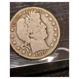 191-S Barber silver half dollar