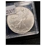 2007 American silver Eagle 999 1 oz