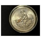1oz Engelhard silver Prospecter golden nugget
