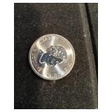2016 Canada, half ounce silver coin, 999 Hawk.