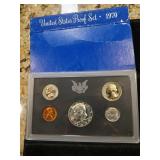 1970 US proof set forty percent silver half