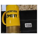 Winchester model 1873 art bar, 1 oz, silver and a