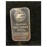 1oz Engelhard 999 silver bar
