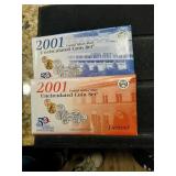 2001 uncirculated US mint set D & P