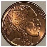 Copper One Oz. Art Bar