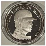 Troy Oz. Silver Art Bar C. Ripken Jr.
