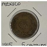 Mexico 1915 5 Centavos