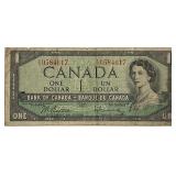 1954 Canada Dollar Banknote