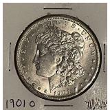 US 1901O Silver Morgan Dollar