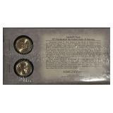 1st Day Coins Minted, Stamp Issued