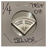 1/4 Troy Oz. Silver Art Bar