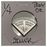 1/4 Troy Oz. Silver Art Bar