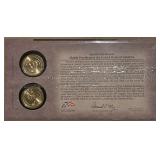 1st Day Coins Minted, Stamp Issued