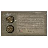 1st Day Coins Minted, Stamp Issued