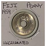 Fiji 1959 UNC Penny