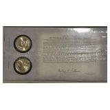 1st Day Coins Minted, Stamp Issued