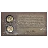 1st Day Coins Minted, Stamp Issued