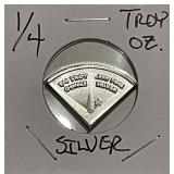 1/4 Troy Oz. Silver Art Bar