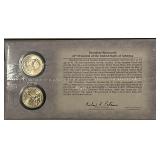 1st Day Coins Minted, Stamp Issued