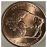 Copper One Oz. Art Bar