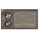 1st Day Coins Minted, Stamp Issued