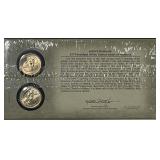 1st Day Coins Minted, Stamp Issued